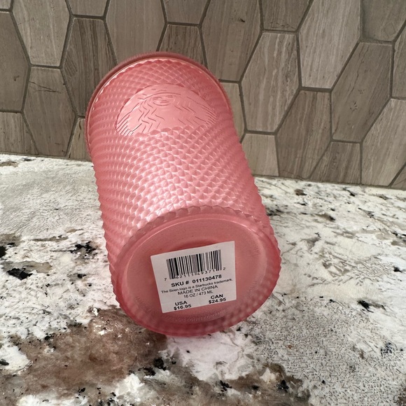 Starbucks Pink Lemonade Matte Studded Cup - Picture 2 of 2